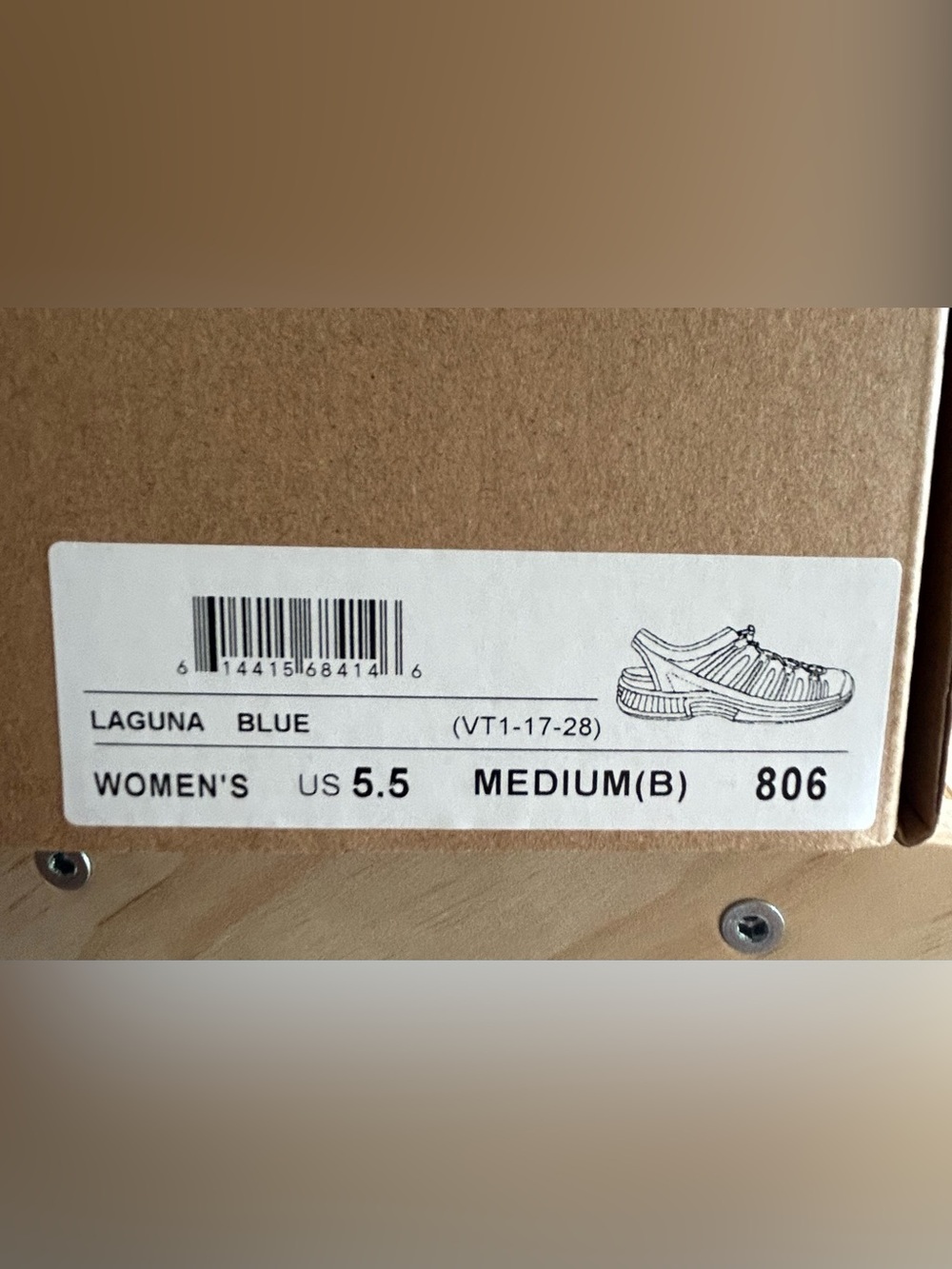 OrthoFeet Laguna Stretchable Sandals Blue Women’s 5.5 with Box and Inserts - Picture 6 of 6